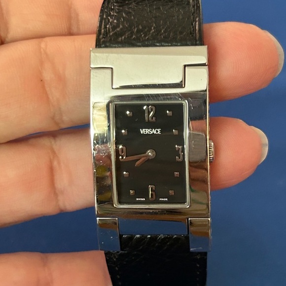 Womens Versace Watch w/ Leather Band - Picture 2 of 12